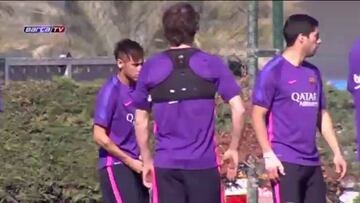 El Barça recupera a Neymar y Bravo para el entrenamiento