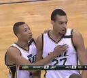 Nueva exhibición de Rudy Gobert: 20 puntos y 12 rebotes