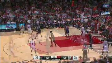 Los Blazers llegan a las 50 y le hacen un favor a los Thunder