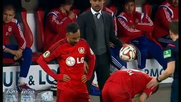 ¡Pep se puso a jugar básquet en medio del partido!