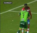 Jeison Murillo sale lesionado de partido Granada vs. Celta
