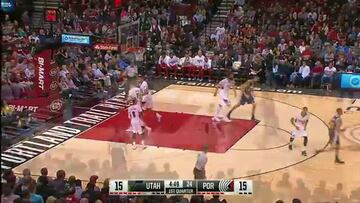 Un sensacional Trevor Booker toma Portland para los Jazz