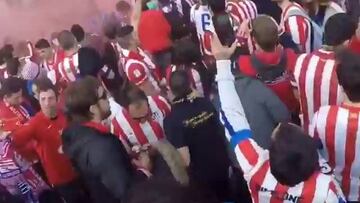 Nicole Regnier y su visita al Calderon en el Atlético - Real