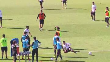 "Kalule" Meléndez reapareció con un "cariñito" a Delgado