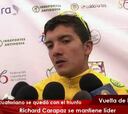 Richard Carapaz se mantiene líder de la Vuelta de la Juventud