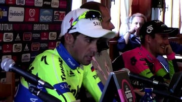 Contador: "Me extraña que Urán pierda tanto tiempo"