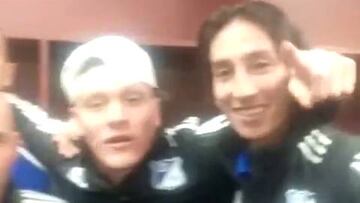 Así celebran los jugadores de Millonarios el paso a las finales