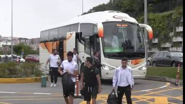 La expedición del Betis ya
vela armas en Santander