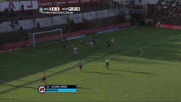 Ex seleccionado Sub 20 anotó un gol en el fútbol argentino