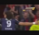 Cavani llega prendido tras golazo y nuevo título en PSG