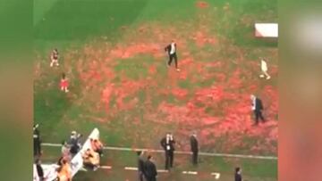 ¿Qué hizo Luis Enrique antes de acudir a la sala de prensa?