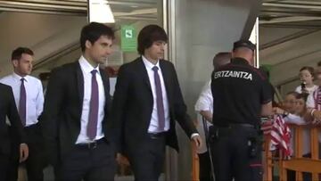 La afición recibió a 'los leones' como auténticos héroes