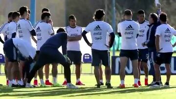 Martino probó el 11 inicial en el entrenamiento