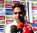 Falcao, James, Teo y Sánchez atendieron a la prensa