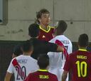 Amorebieta vio la roja por el pisotón a Guerrero