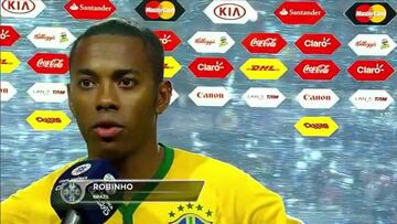 Robinho: "Paraguay no es una de las mejores selecciones"