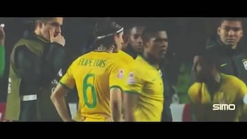 Robinho y su duro reproche a Thiago Silva por el penal