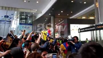La Selección ya está en el país; pasó por Bogotá en silencio