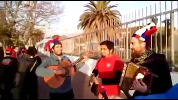 La cueca que alegra la previa del duelo de semifinales