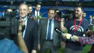 Florentino a los periodistas: "¿Ramos? Tomaos una copa"