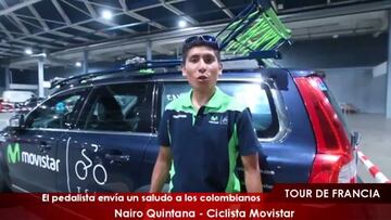 Nairo: "Estamos trabajando fuerte para darles la victoria"