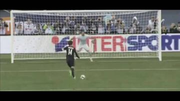 ¡Quiso patear el penal 'a lo Alexis' y falló!