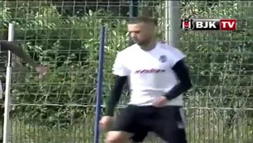 Así se entrena Pedro Franco con el Besiktas turco