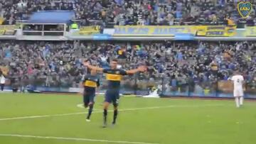 La rabona de Calleri vista desde abajo y desde la tribuna