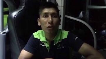 Nairo Quintana envía un mensaje a Colombia en el Tour