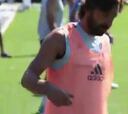 Genial truco de Pirlo en su primera práctica con New York