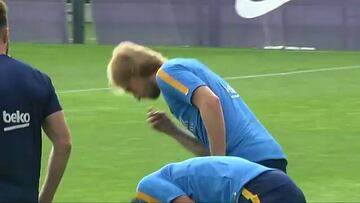 Arda abandona el entreno con un esguince en el tobillo