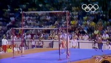 Comaneci y el hist車rico d赤a en que consigui車 nota 10