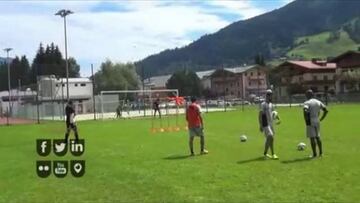 Xavi Hernández y su increíble maestría en los tiros libres