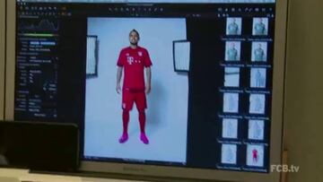"Rey Arturo" mostró su faceta de modelo en el Bayern Munich