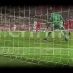 El festejo de Arturo Vidal tras conseguir la Audi Cup