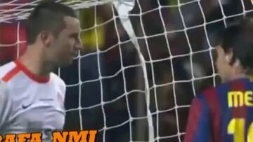 Los encontronazos más duros de Lionel Messi con los rivales