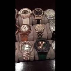Mayweather mostró su gran colección de relojes lujosos