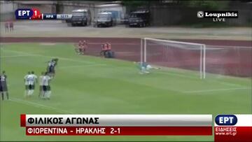 Así fue el penal desperdiciado por el 'Mati' en amistoso