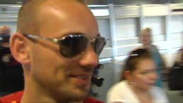 Vuelven dos exmadridistas: Sneijder y José Rodríguez