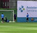 Así entrena Claudio Bravo para mantener la titularidad