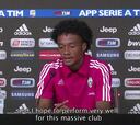 Cuadrado fue presentado oficialmente en Juventus