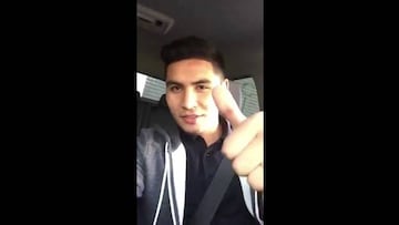 Así se presentó Luis Pavez
a los aficionados del Cádiz