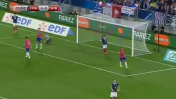 Griezmann brilló con asistencia de lujo en un 'casi gol' francés