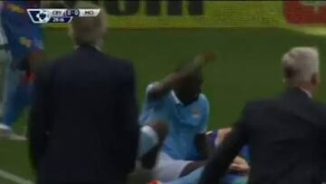 La fuerte discusión de Pellegrini y Pardew en la Premier League