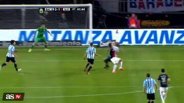 Golazo de Cauteruccio, control de pecho y tijera