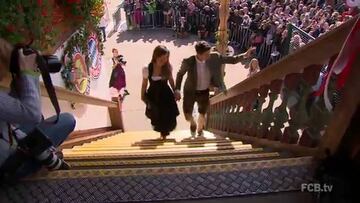 Vidal es protagonista en la celebración del Oktoberfest