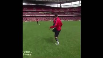 Compa?ero de Alexis imita a 'Dinho' y la rompe en la web