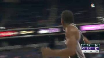 Gay explota en la derrota de los Kings: 30 pts y 6/7 en triples