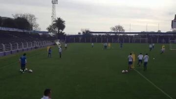 Así fue la primera práctica de la Selección en Montevideo