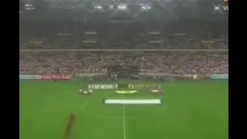 Así se 'escuchó' el himno chileno en el duelo del 2013